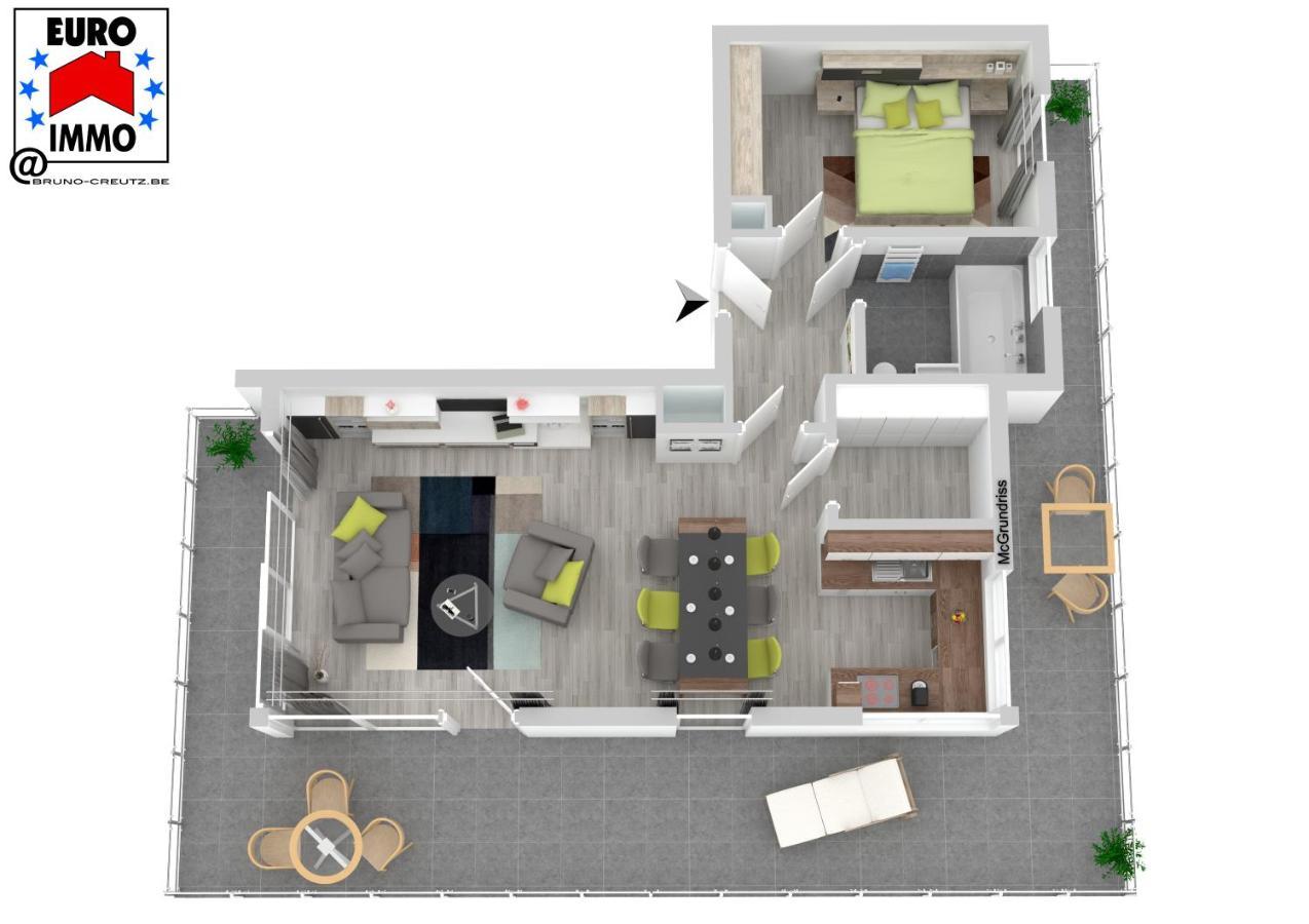 Penthouse Lebierre Hotel Malmedy Exterior photo